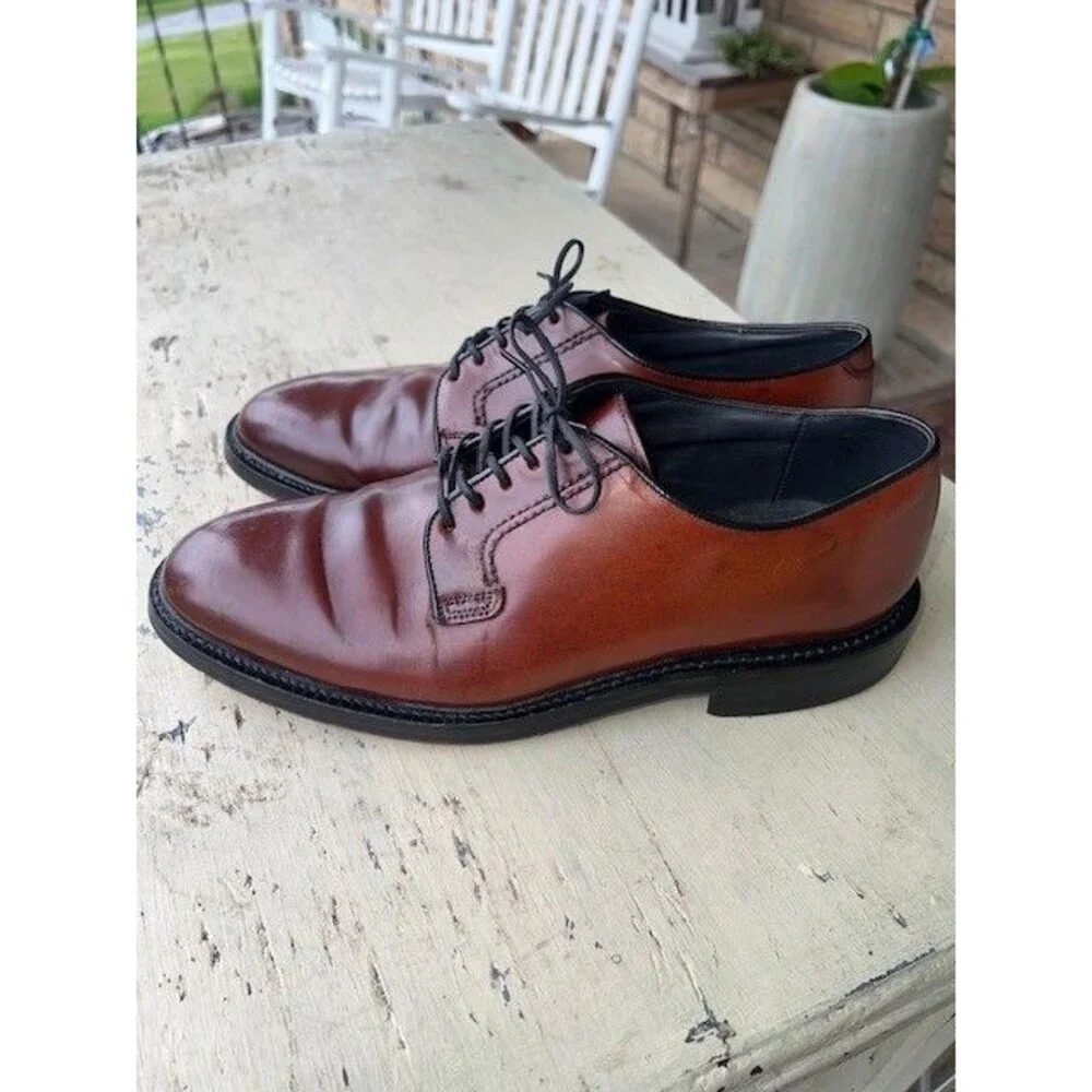 HANOVER (U.S.A.), Brown SHELL CORDOVAN Blucher (Derby), Circa 1980 Mn’s Sz 11E/C